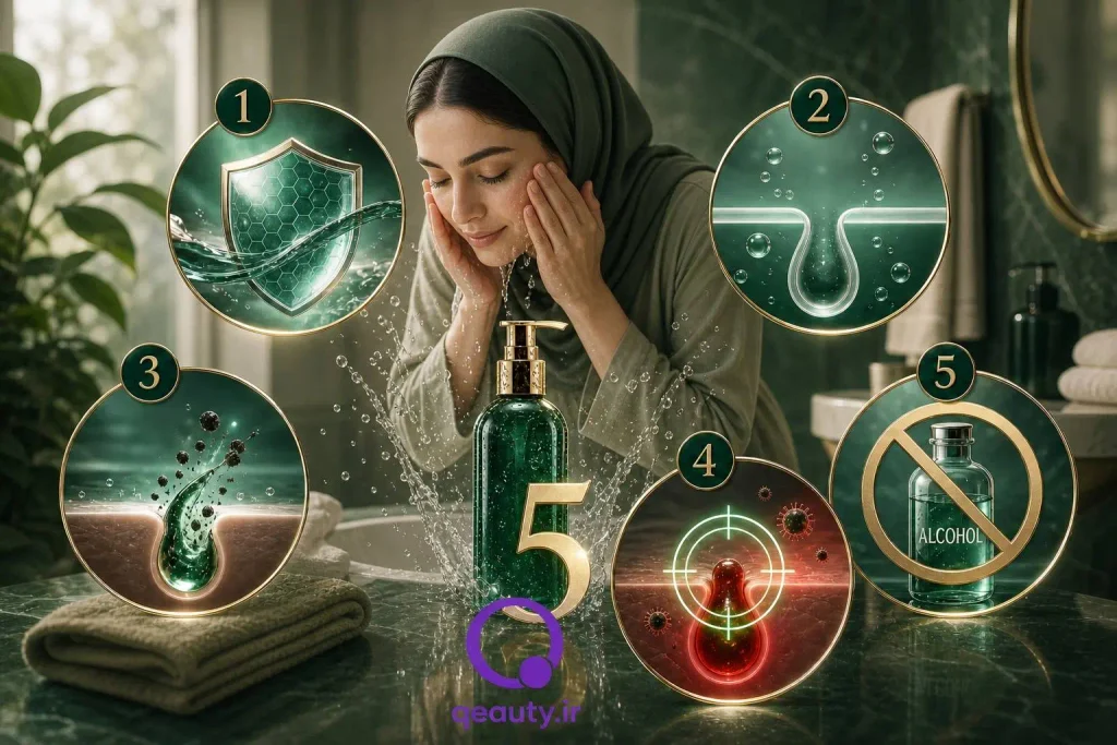 شستشوی صورت برای پوست جوش‌دار؛ ۷ اشتباه رایج که آکنه را بدتر می‌کند!