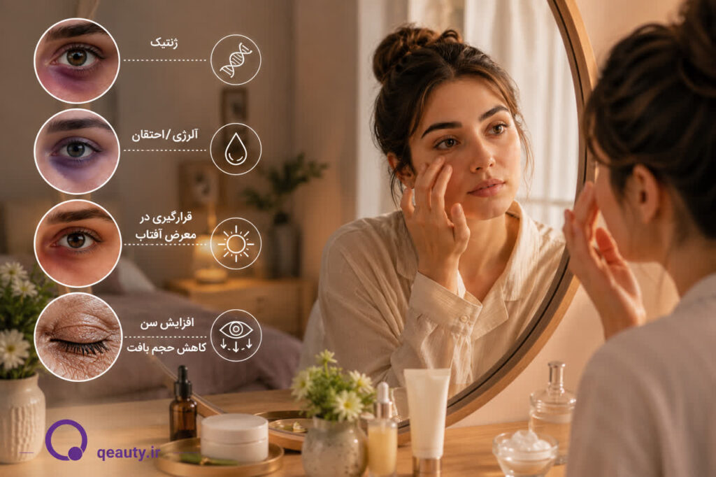 انواع تیرگی چشم را به همراه علت آن