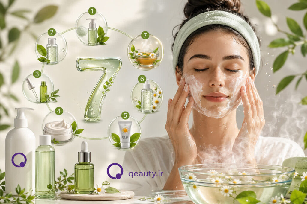 7 گام مؤثر و تخصصی برای پاکسازی صورت در خانه برای پوست چرب