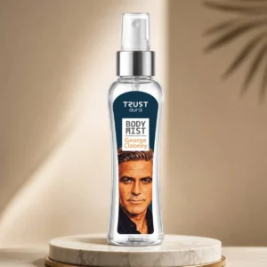 بادی میست مردانه TRUST aura مدل George Clooney | رایحه ادویه‌ای، آروماتیک و مرکباتی