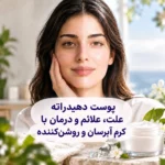 پوست دهیدراته علت، علائم و درمان با کرم آبرسان و روشن‌کننده
